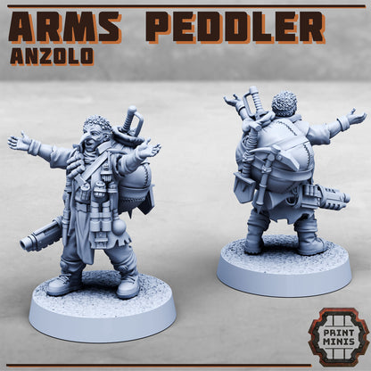 Anzolo - Arms Peddler - Figurine Print Minis