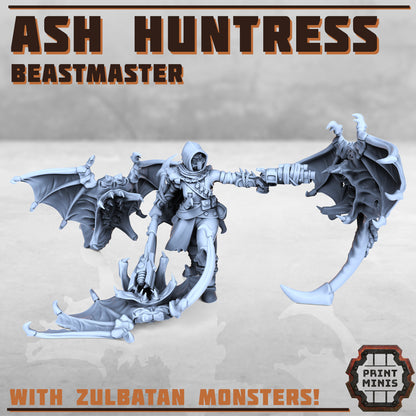 Ash Huntress and Zulbatans - Figurine Print Minis