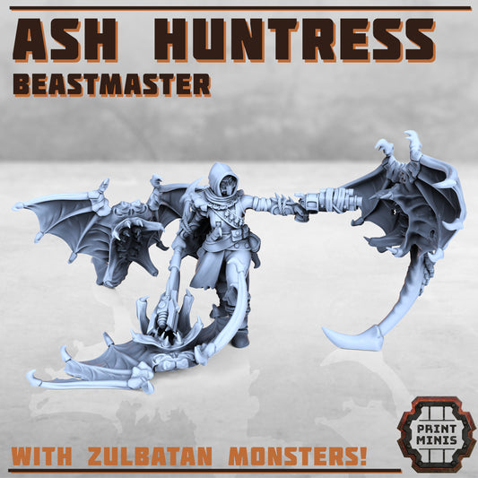 Ash Huntress and Zulbatans - Figurine Print Minis