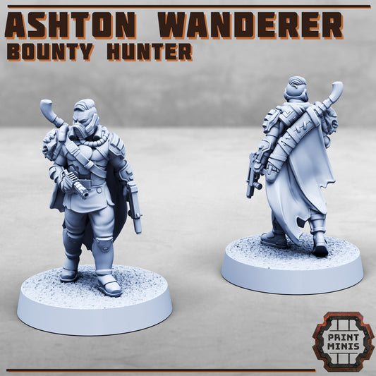 Ashton Wanderer - Bounty Hunter - Figurine Print Minis