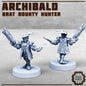 ARCHIBALD -Brat Bounty Hunter - Print Minis
