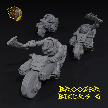 Lot de figurines Orks – Boss, Mekanics & Speedkult – Impression Résine Haute Définition