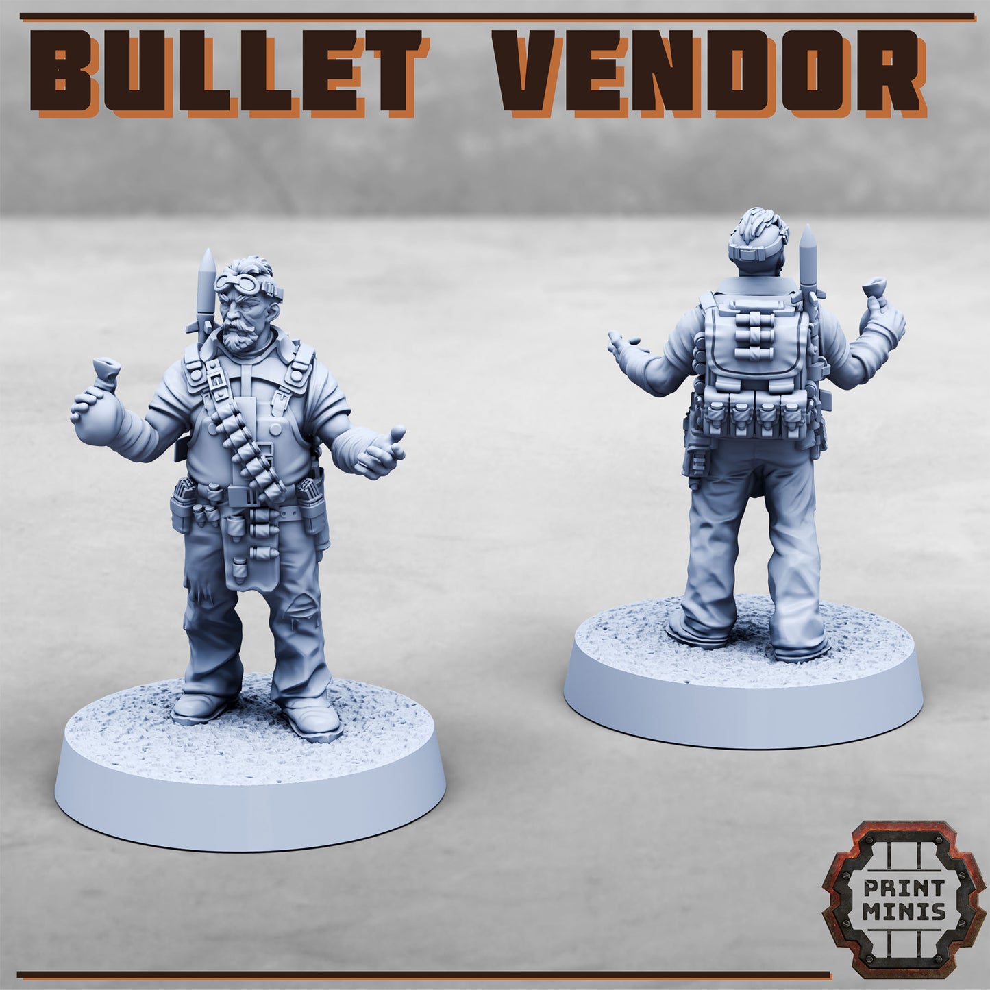 Bullet Vendor - Figurine Print Minis