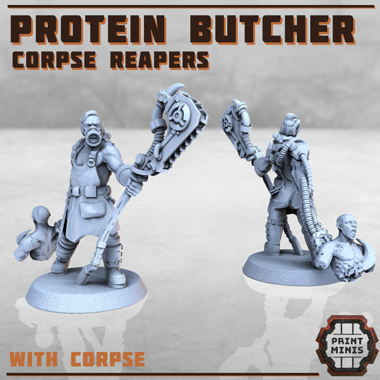 Protein Butchers - Figurine Print Minis - PRINT MINIS - 3DPitFactory