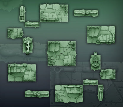 Terrain Badlands - Orks - compatible 11th édition - Forbidden Prints - Forbidden Prints - 3DPitFactory