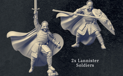 Lot de figurines Trone de fer