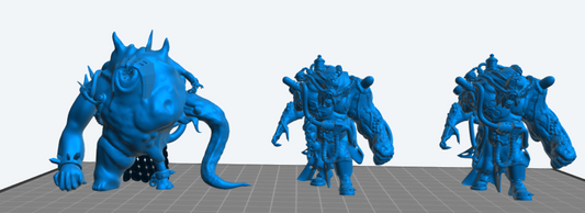 Lot de 3 Figurines - Impression Résine Haute définition - 3DPitFactory - 3DPitFactory