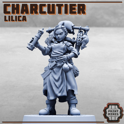 Lilica - Charcutier (Meat Seller) - Figurine Print Minis
