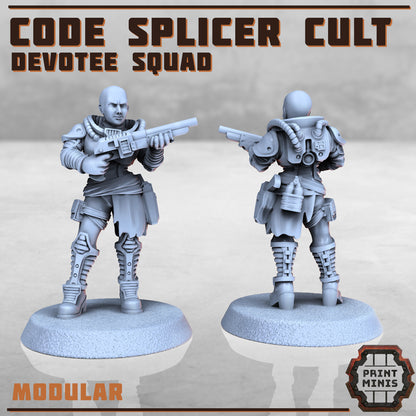 Code Splicer Cult - Devotee Squad - Print Minis