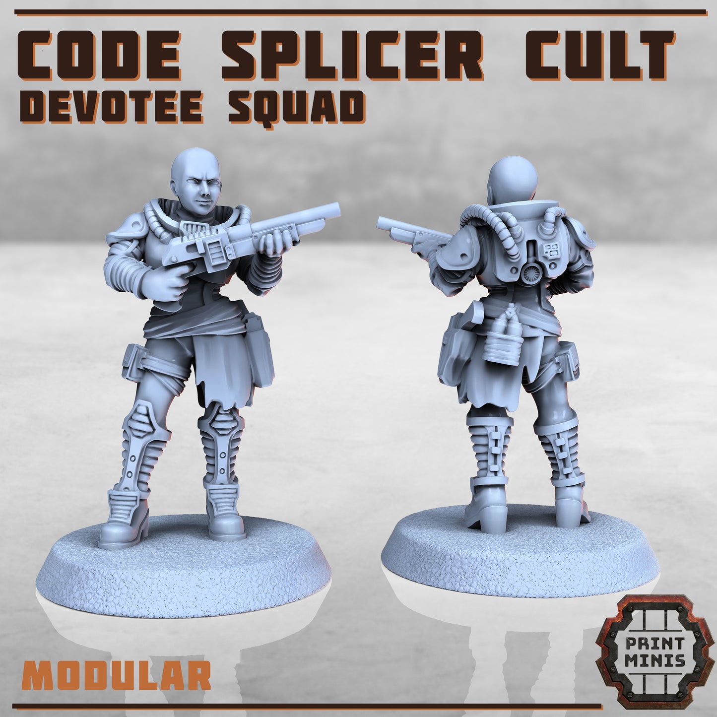 Code Splicer Cult - Figurine Print Minis - PRINT MINIS - 3DPitFactory