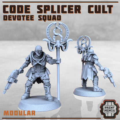 Code Splicer Cult - Devotee Squad - Print Minis