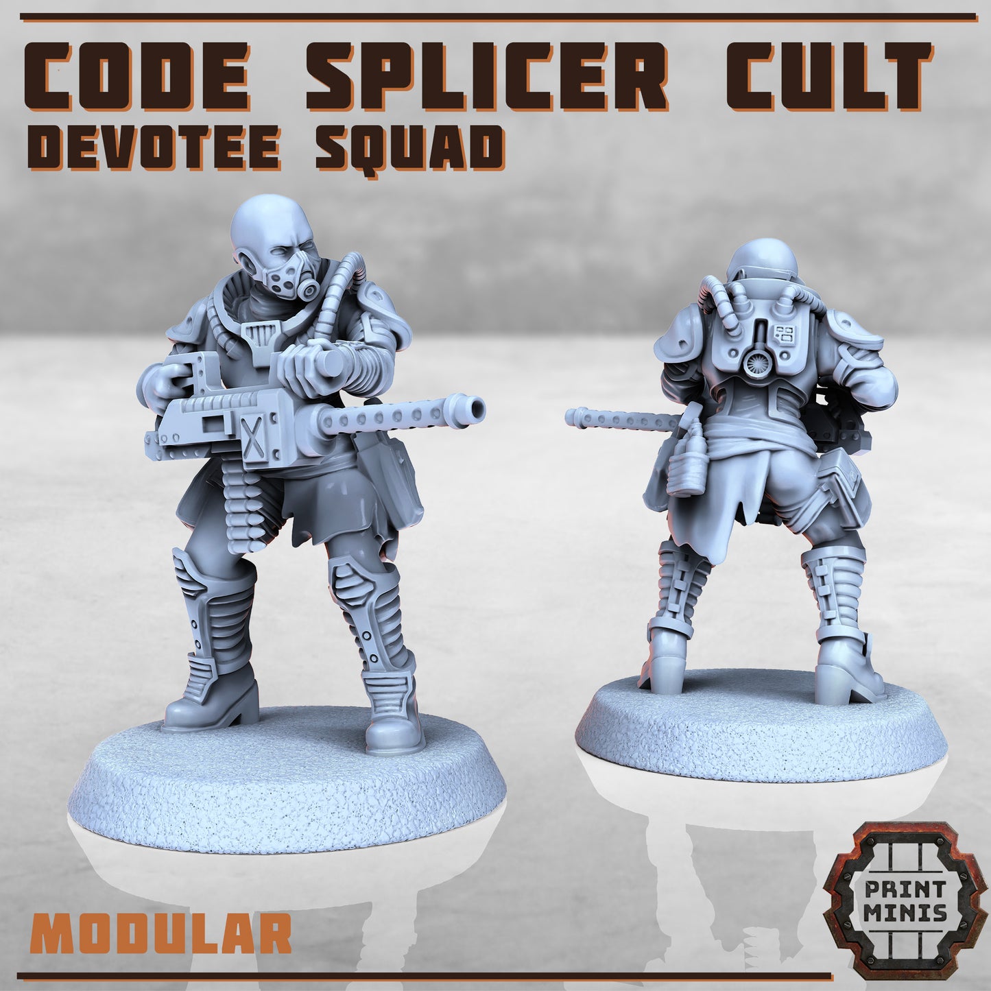Code Splicer Cult - Figurine Print Minis - PRINT MINIS - 3DPitFactory