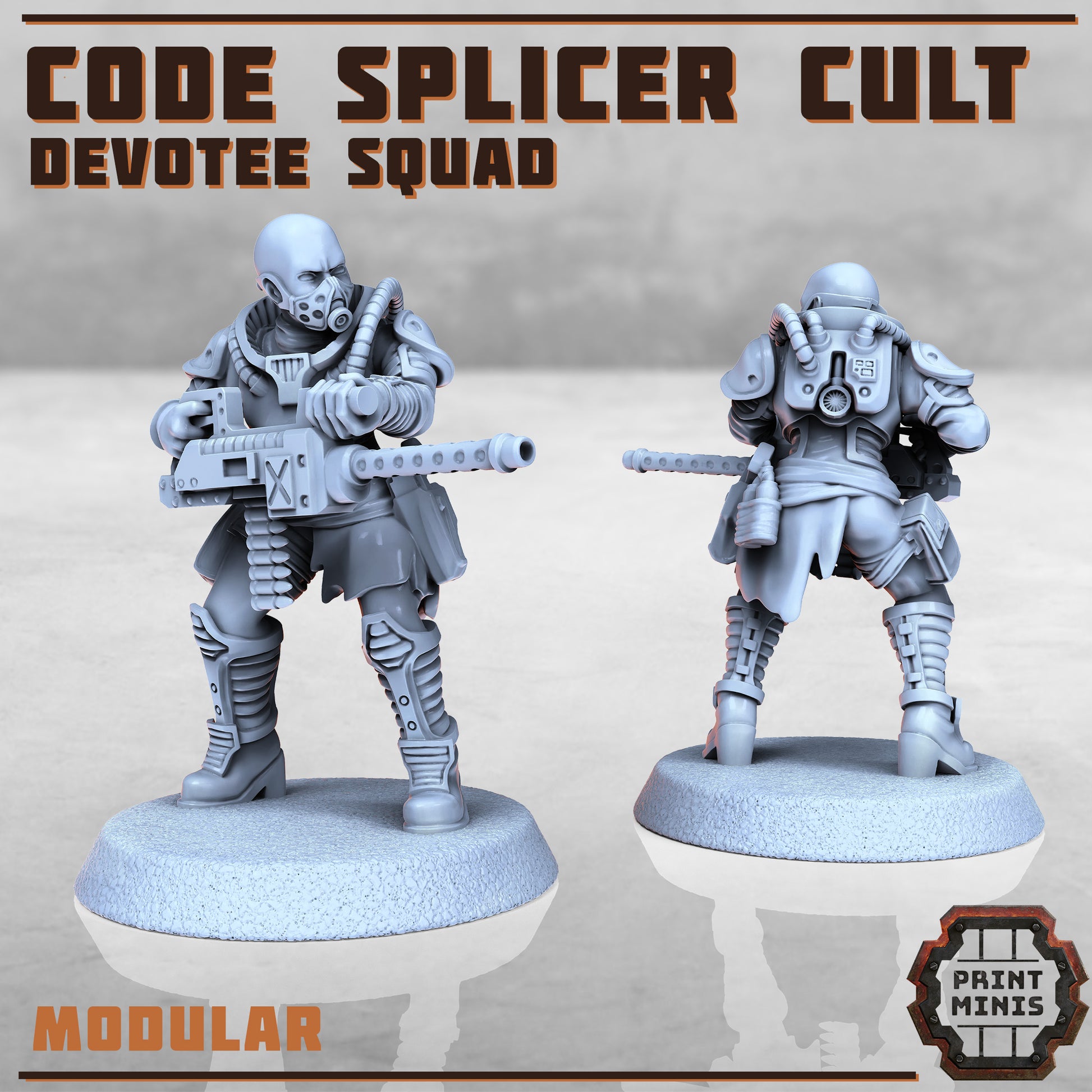 Code Splicer Cult - Figurine Print Minis - PRINT MINIS - 3DPitFactory