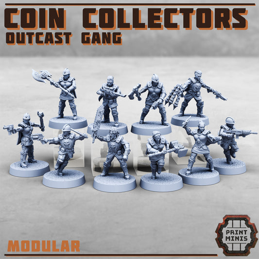 Coin Collectors - Outcast Gang - Figurine Print Minis