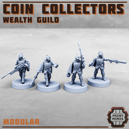 Coin Collectors - Wealth Guild - Figurine Print Minis