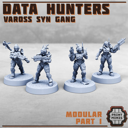 Data Hunters - Figurine Print Minis - PRINT MINIS - 3DPitFactory