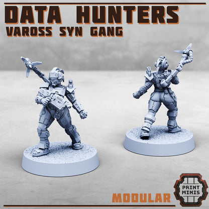 Data Hunters - Figurine Print Minis - PRINT MINIS - 3DPitFactory