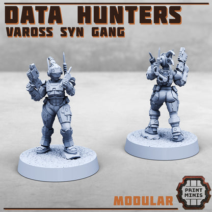 Data Hunters - Figurine Print Minis - PRINT MINIS - 3DPitFactory