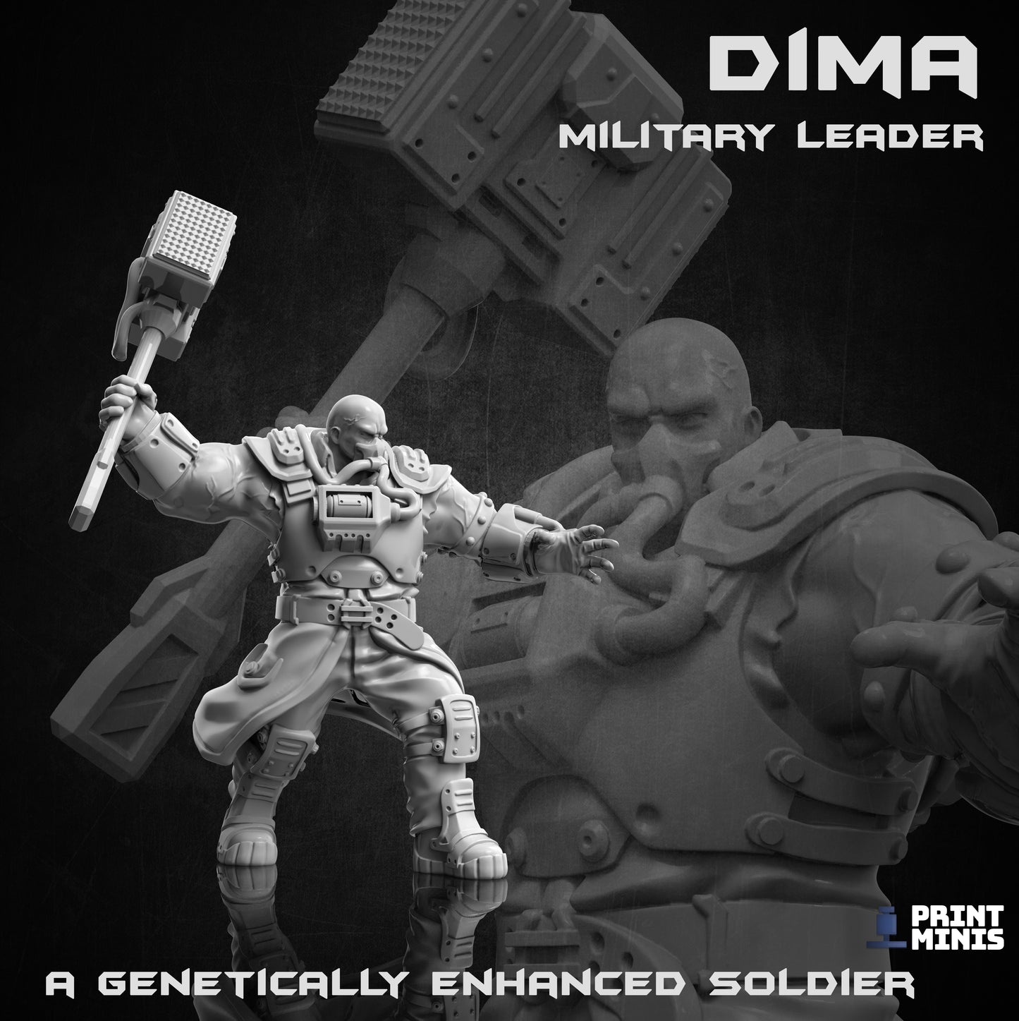 Dima - Enhanced Diesel Soldier- Print Minis