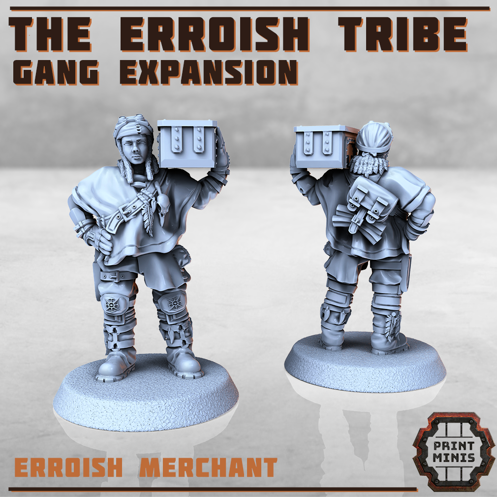 Erroish Tribe Gang Expansion - Figurine Print Minis - PRINT MINIS - 3DPitFactory