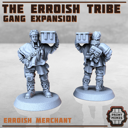 Erroish Tribe Gang Expansion - Figurine Print Minis - PRINT MINIS - 3DPitFactory