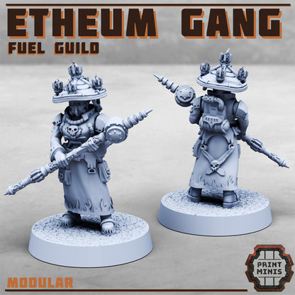 Etheum Gang - Fuel Guild - Figurine Print Minis - PRINT MINIS - 3DPitFactory