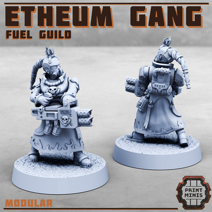 Etheum Gang - Fuel Guild - Figurine Print Minis - PRINT MINIS - 3DPitFactory