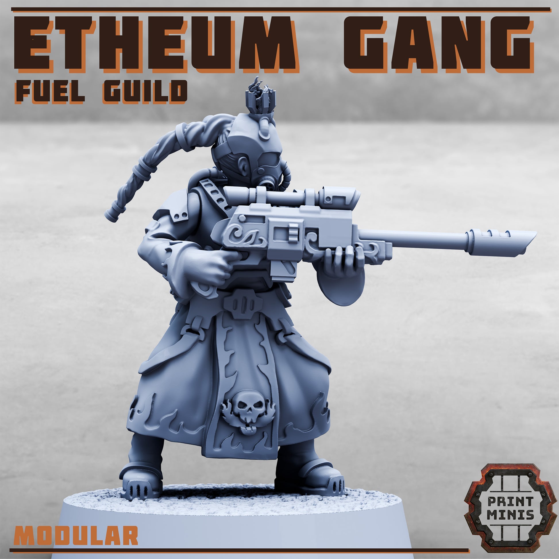 Etheum Gang - Fuel Guild - Figurine Print Minis - PRINT MINIS - 3DPitFactory