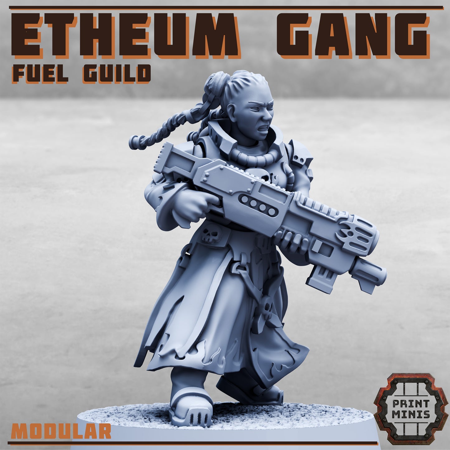 Etheum Gang - Fuel Guild - Figurine Print Minis - PRINT MINIS - 3DPitFactory
