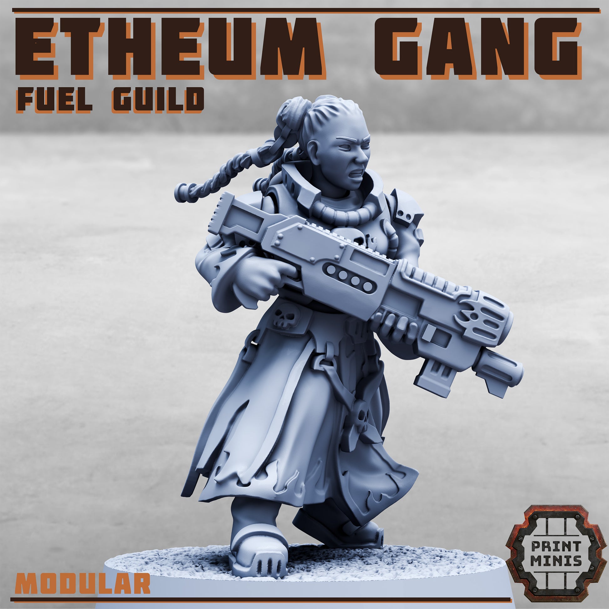 Etheum Gang - Fuel Guild - Figurine Print Minis - PRINT MINIS - 3DPitFactory
