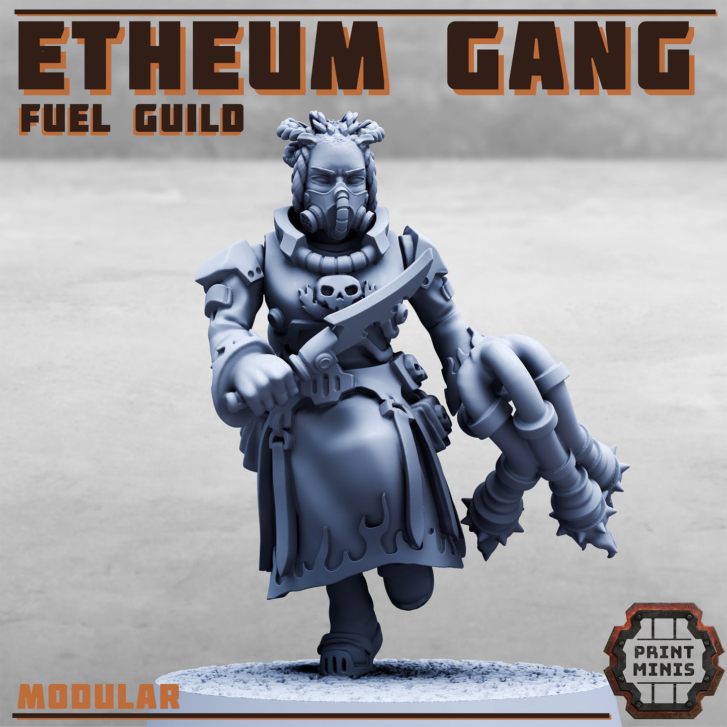 Etheum Gang - Fuel Guild - Figurine Print Minis - PRINT MINIS - 3DPitFactory