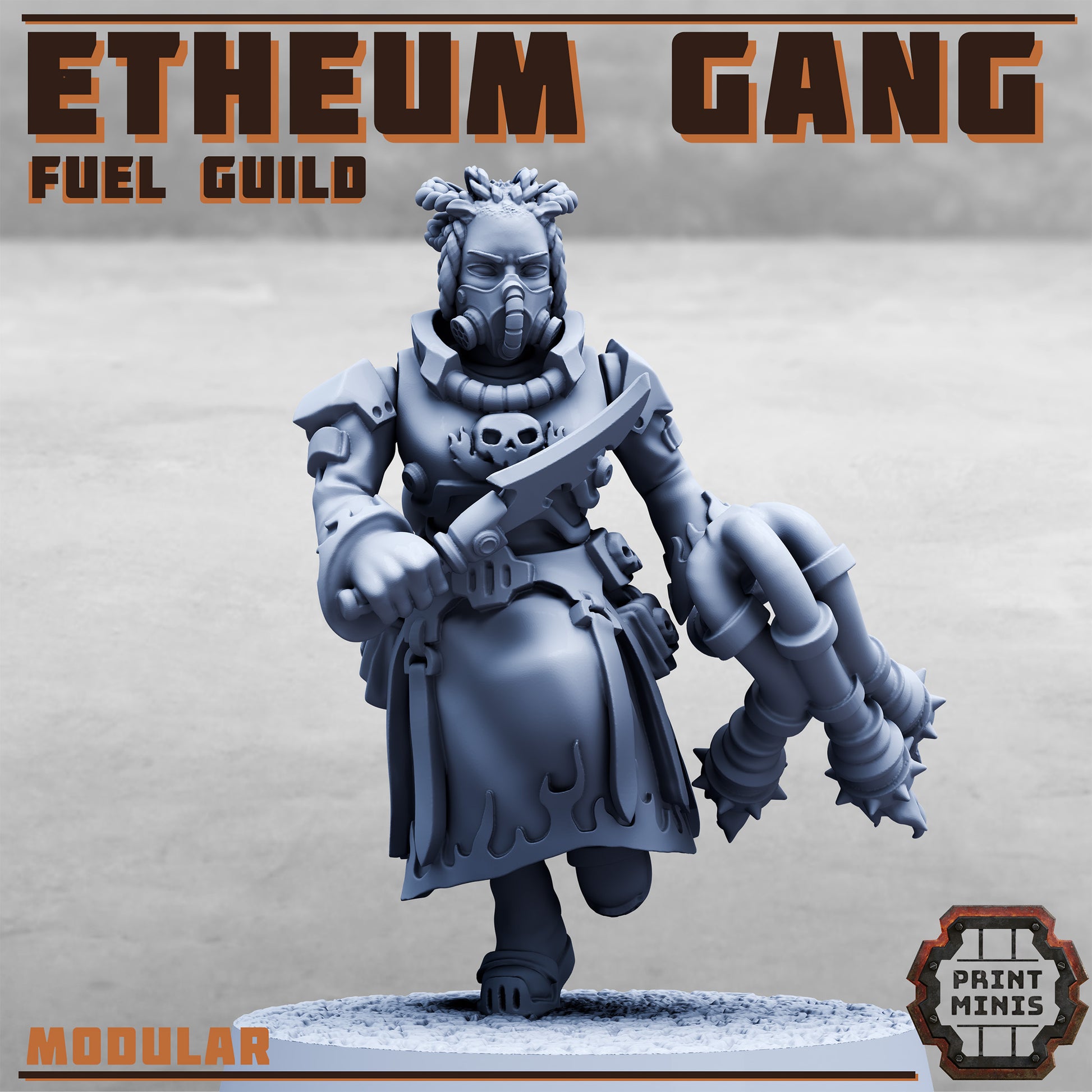 Etheum Gang - Fuel Guild - Figurine Print Minis - PRINT MINIS - 3DPitFactory
