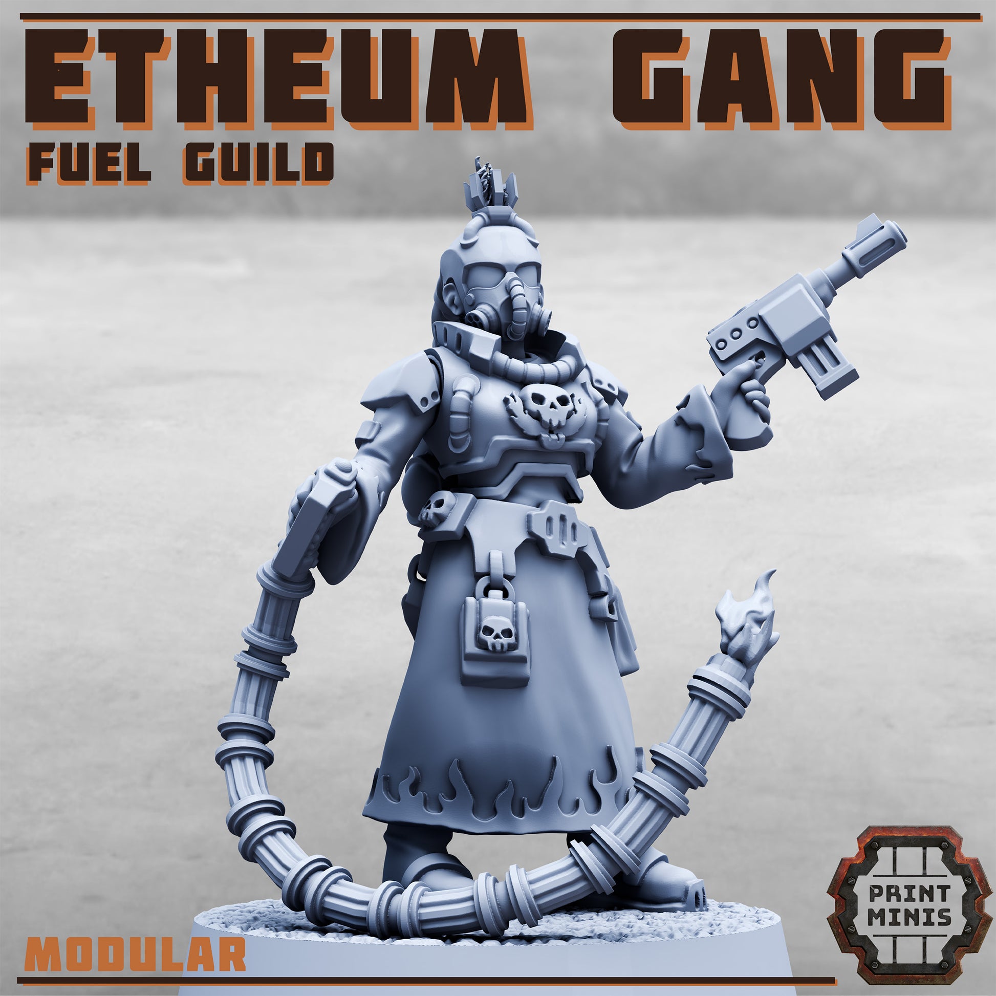 Etheum Gang - Fuel Guild - Figurine Print Minis - PRINT MINIS - 3DPitFactory