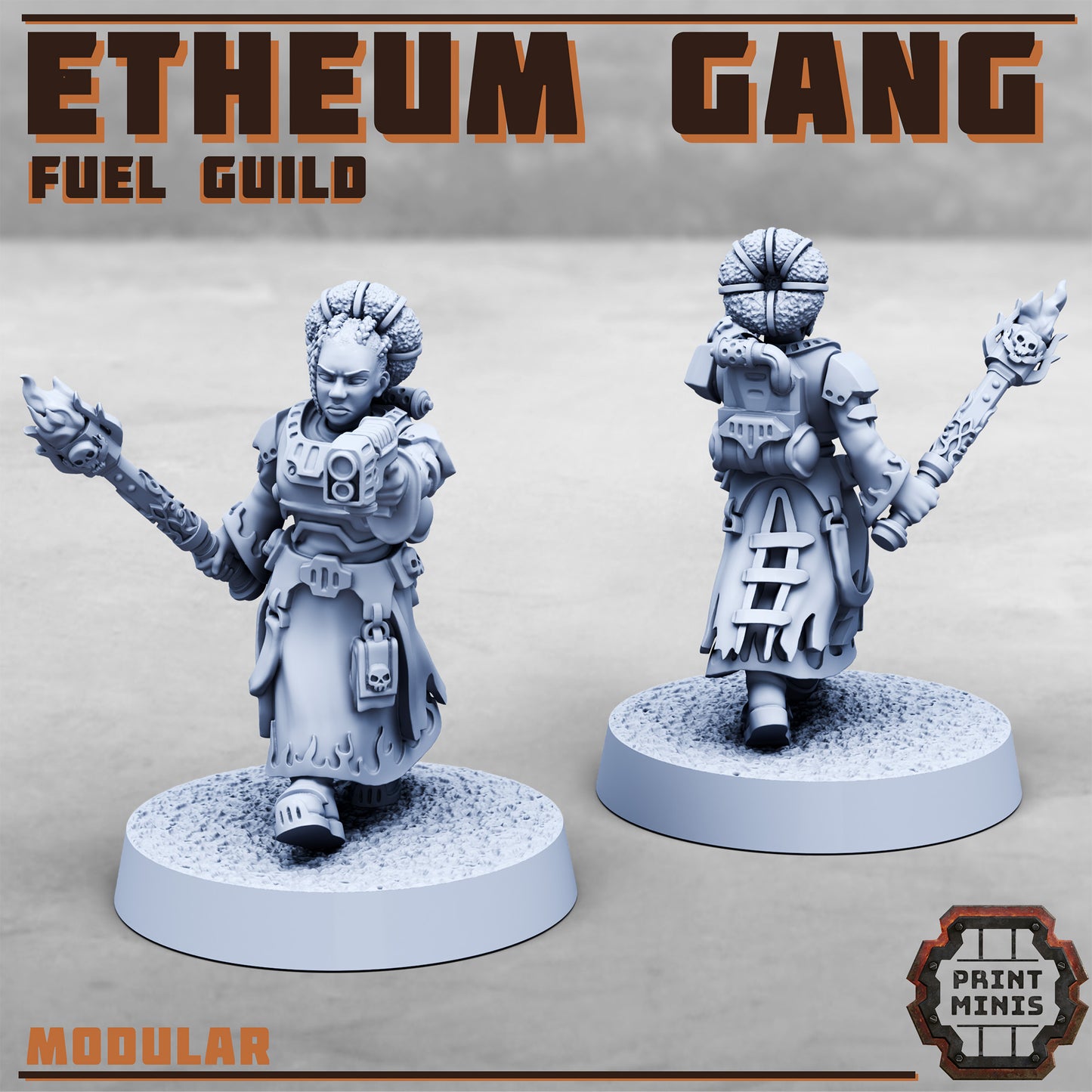 Etheum Gang - Fuel Guild - Figurine Print Minis - PRINT MINIS - 3DPitFactory