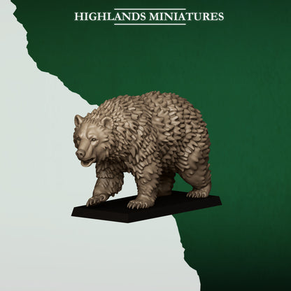 FERAL ANIMALS AND BEASTAMERS  - HIGHLANDS Miniatures