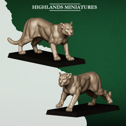 FERAL ANIMALS AND BEASTAMERS  - HIGHLANDS Miniatures