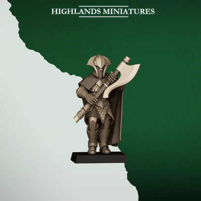 FERAL AXEMEN - Figurine Highlands Miniatures