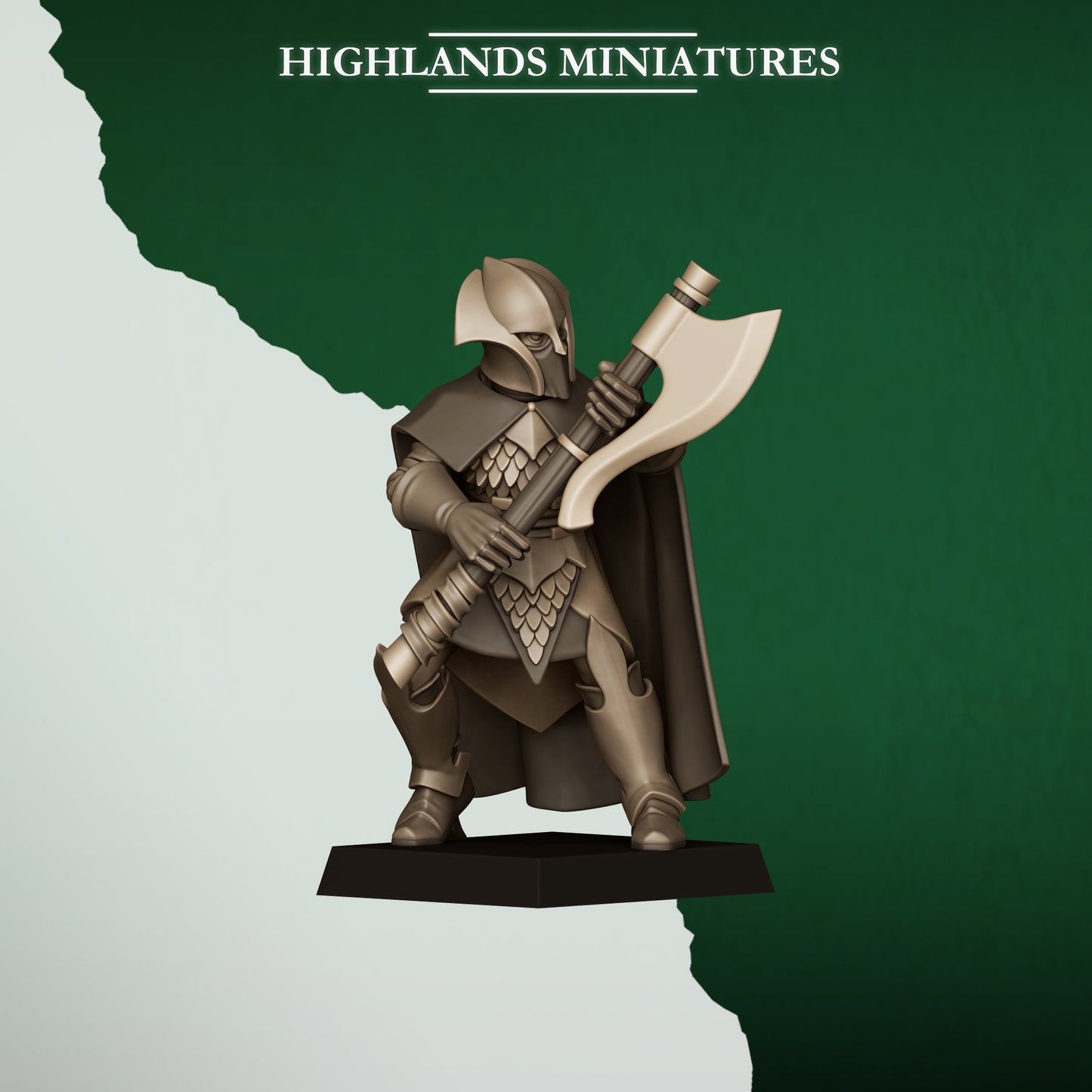 FERAL AXEMEN - Figurine Highlands Miniatures