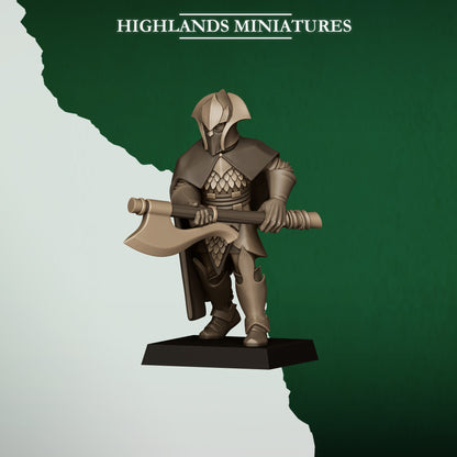 FERAL AXEMEN - Figurine Highlands Miniatures