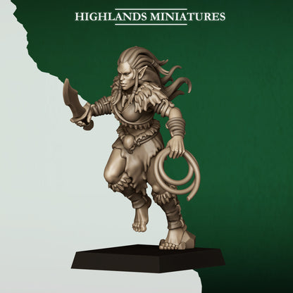 FERAL ANIMALS AND BEASTAMERS  - HIGHLANDS Miniatures