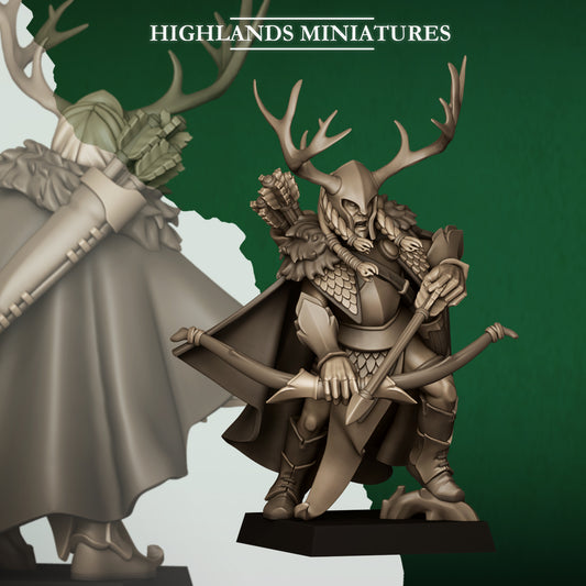 FERAL ELF HIGHBORN - Figurine Highlands Miniatures