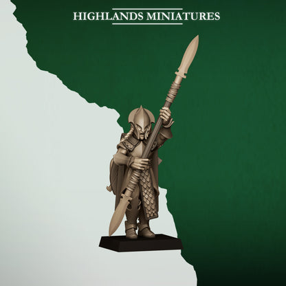 FERAL SPEARMEN - Figurine Highlands Miniatures