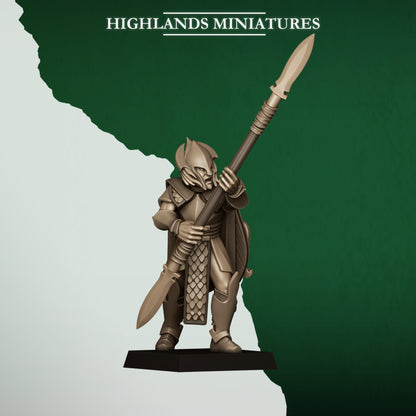 FERAL SPEARMEN - Figurine Highlands Miniatures