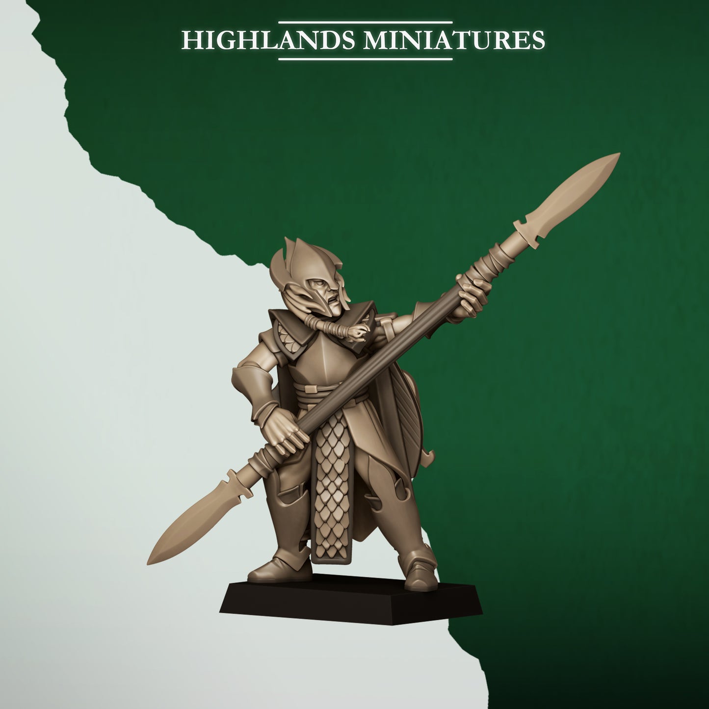FERAL SPEARMEN - Figurine Highlands Miniatures