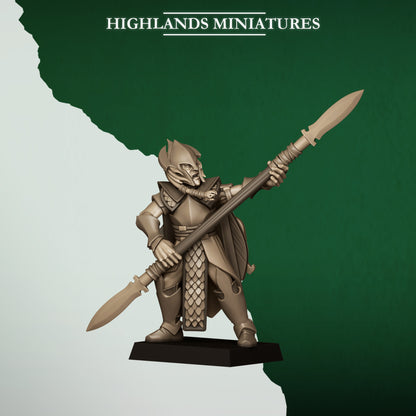 FERAL SPEARMEN - Figurine Highlands Miniatures