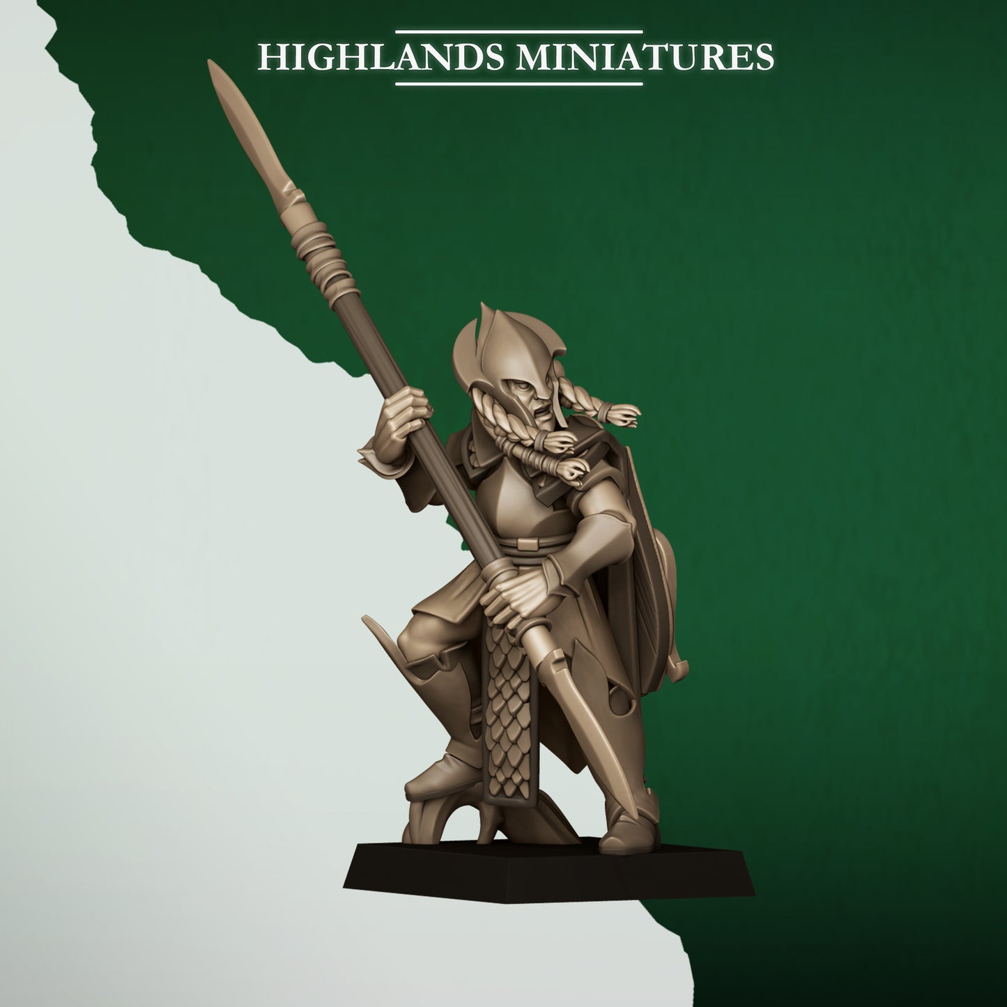 FERAL SPEARMEN - Figurine Highlands Miniatures