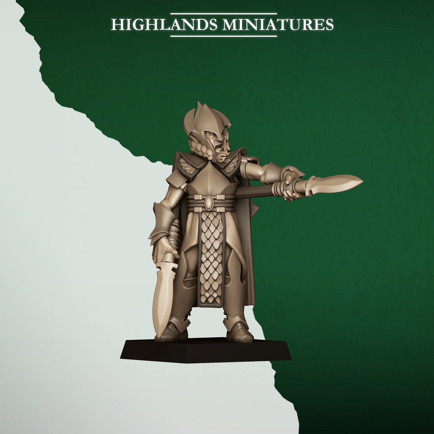 FERAL SPEARMEN - Figurine Highlands Miniatures