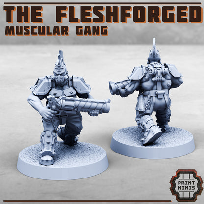 Fleshforged Gang - Figurine Print Minis