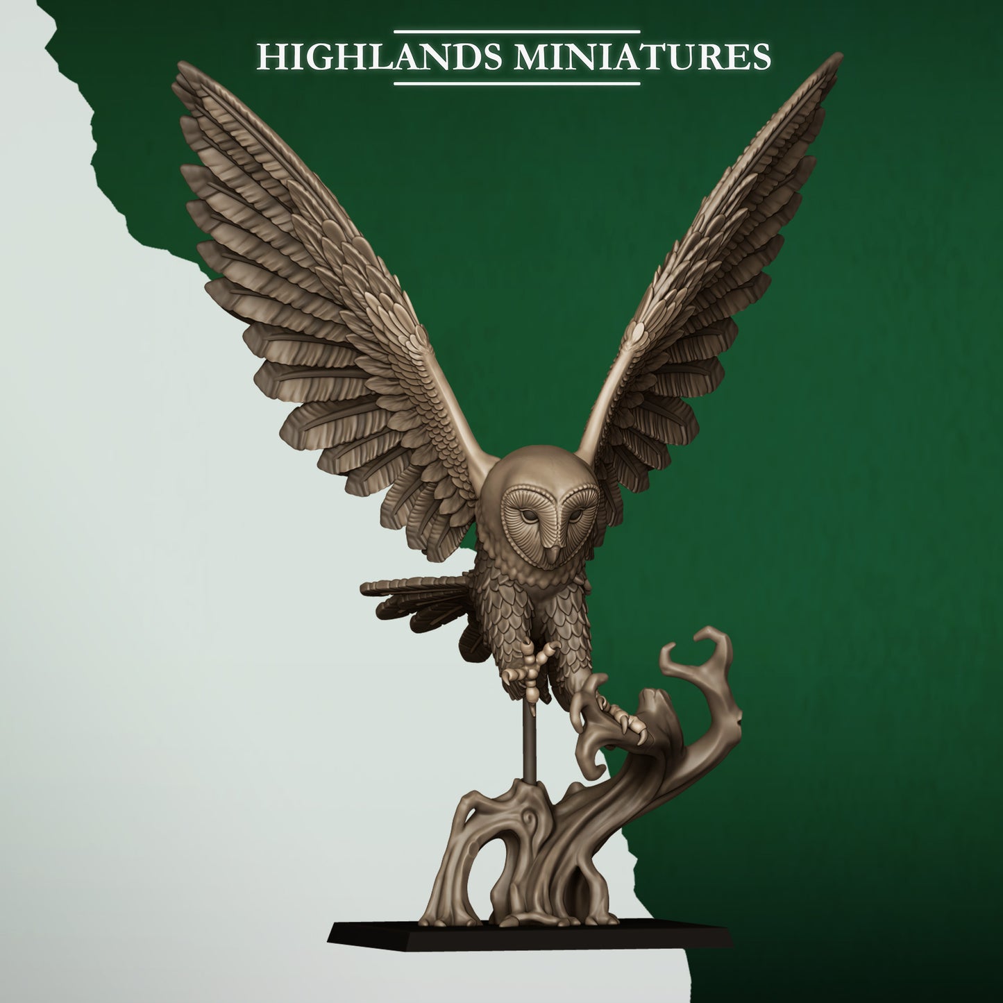 GREAT OWL RIDERS - Figurine Highlands Miniatures