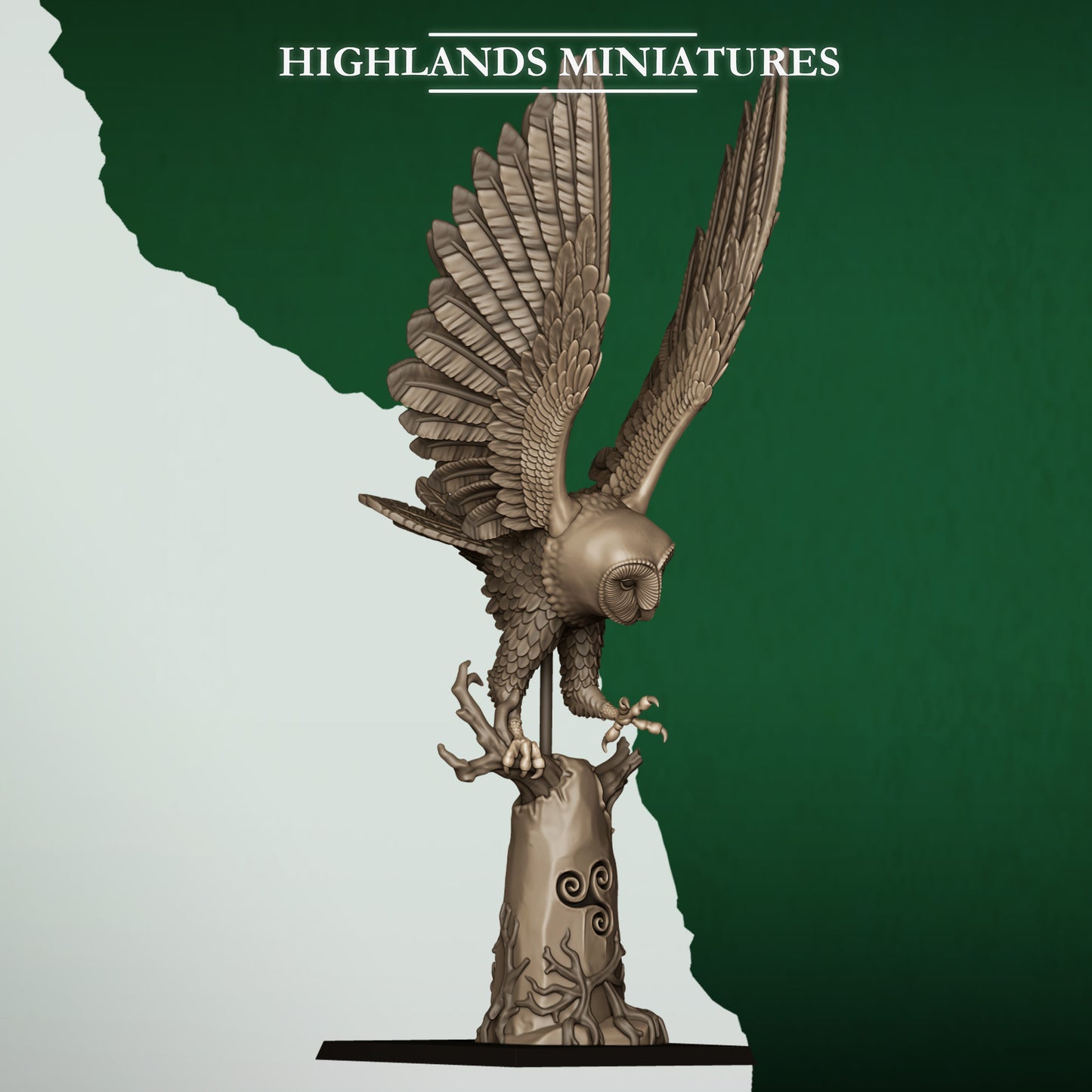 GREAT OWL RIDERS - Figurine Highlands Miniatures